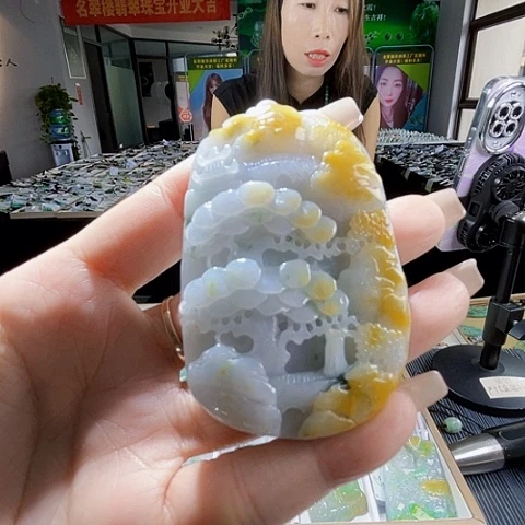 颈饰未镶嵌翡翠一个