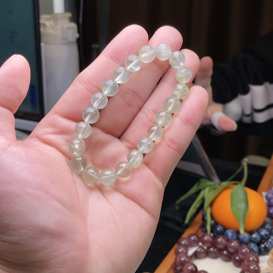 葡萄石手串未镶嵌葡萄石9mm