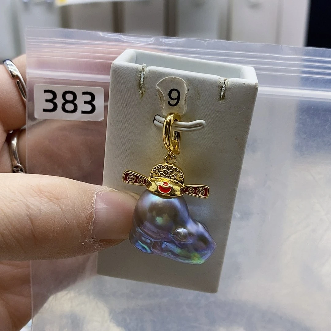 颈饰合金淡水珍珠