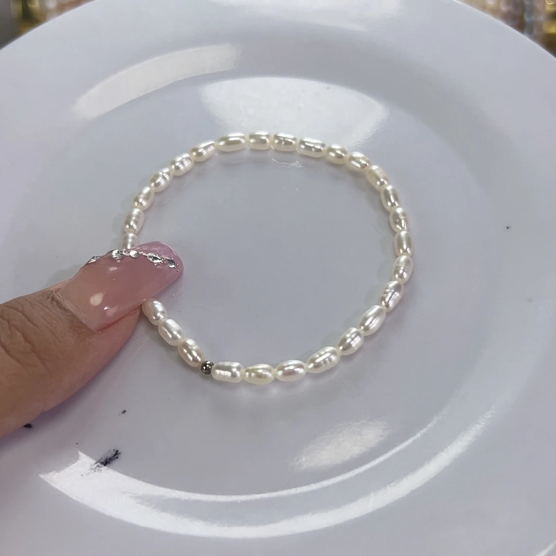 钛钢手绳淡水珍珠