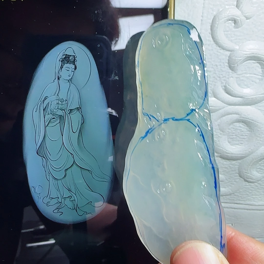 未镶嵌定制翡翠缅甸天然A货翡翠含老师工艺