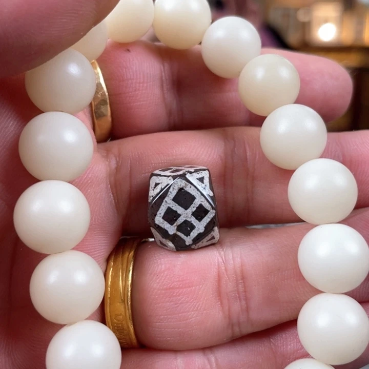 白玉菩提吊坠白玉菩提手串精品