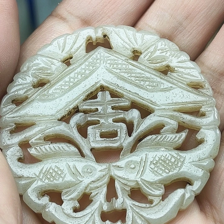 和田玉（青白玉）未镶嵌颈饰