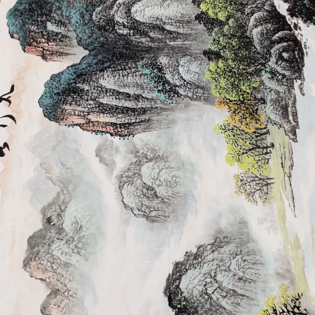 国画老师手笔手绘作品图N