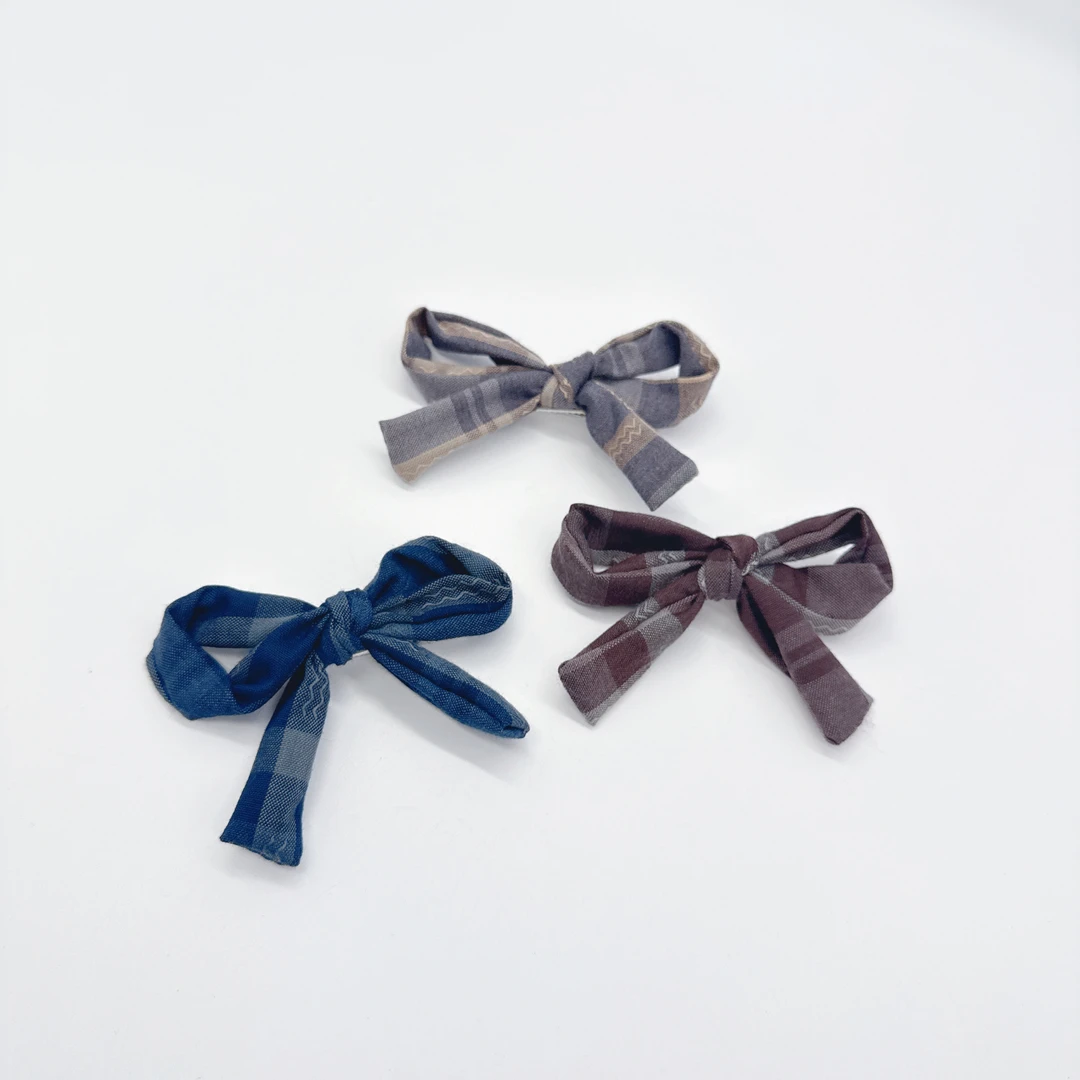 Mi33 布艺蝴蝶结鸭嘴夹 Y80054L4-1