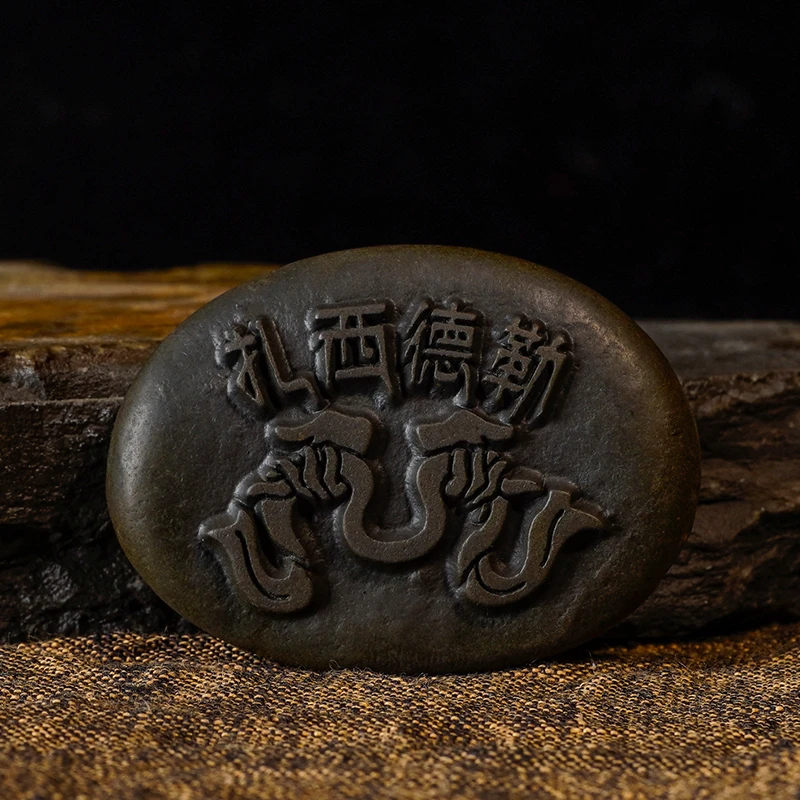 藏式哈达扎西德勒原石磁吸冰箱贴