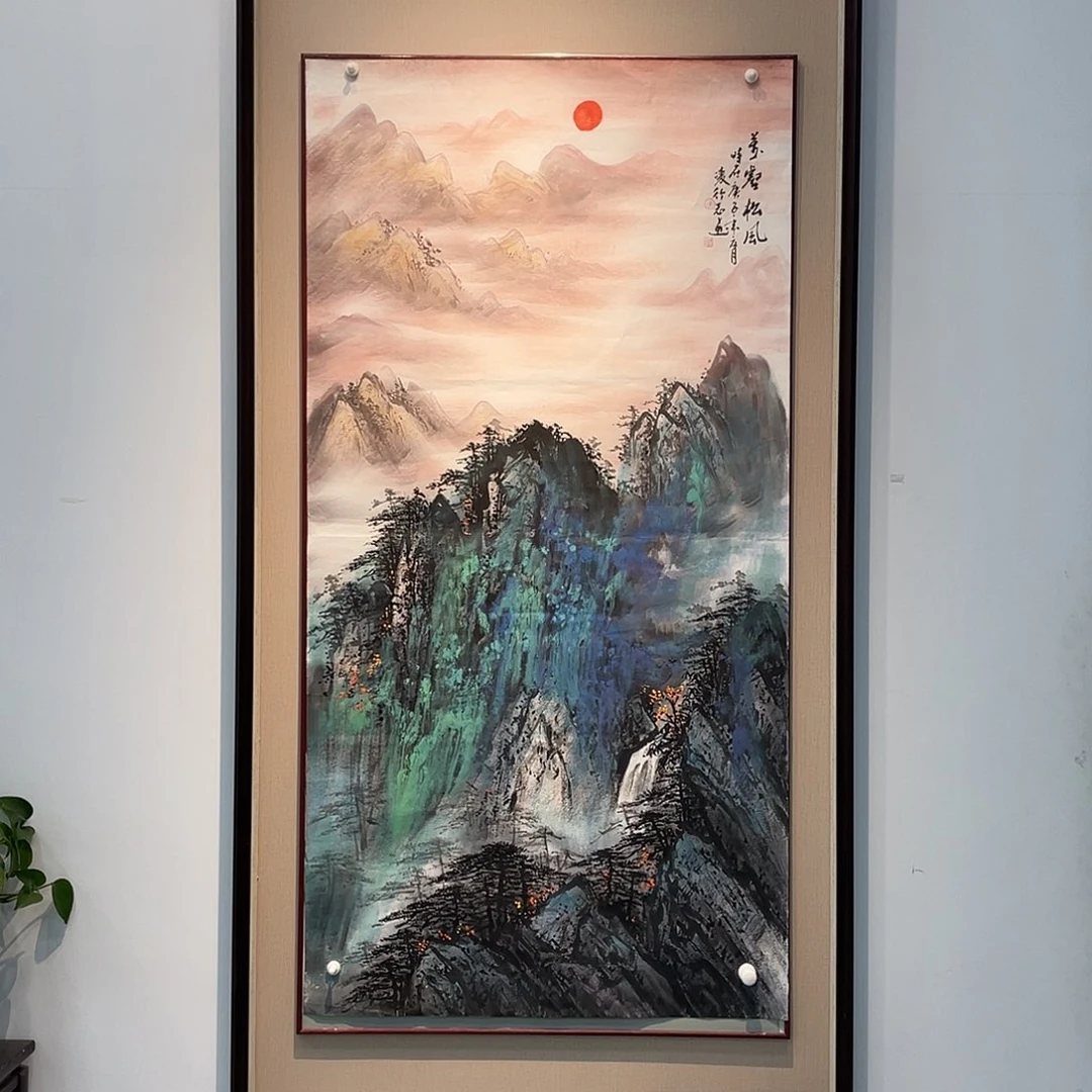 国画凌行志老师手绘国画作品