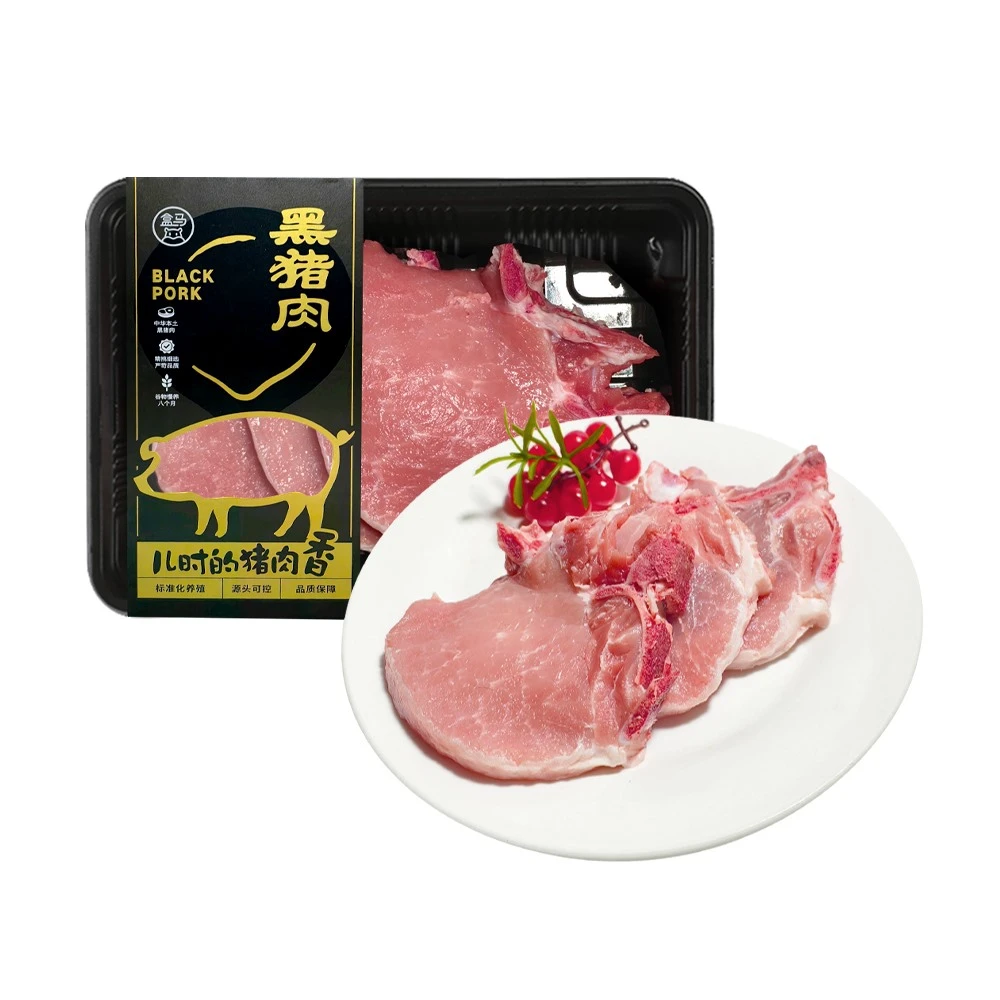 盒马 冰鲜 黑猪大排 约350g