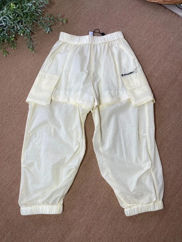 8656 米色长裤（一裤两穿）