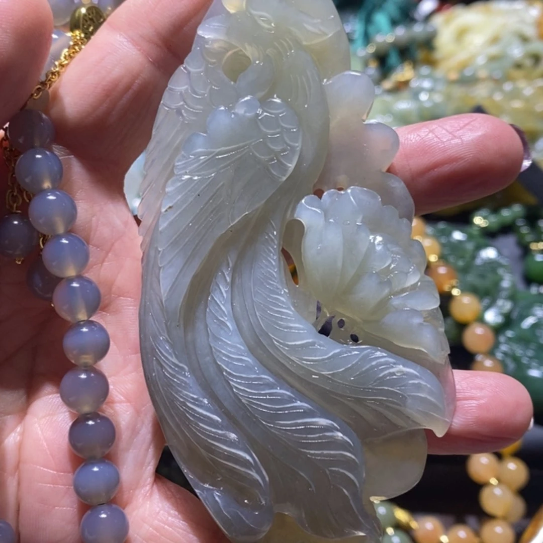 【闪购商品】岫玉毛衣链未镶嵌