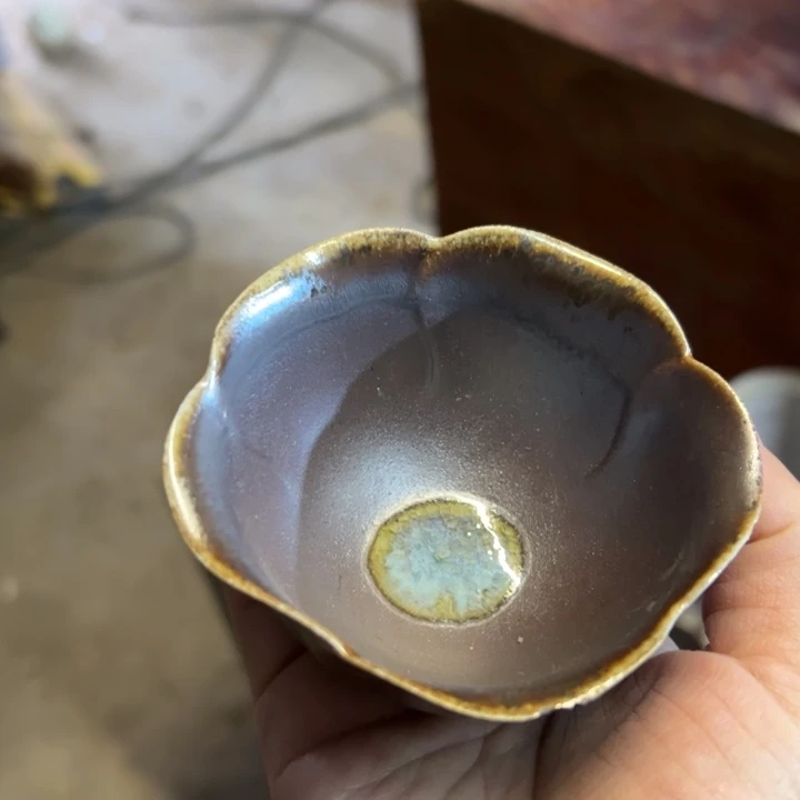 铁*柴烧茶器，纯手工制作