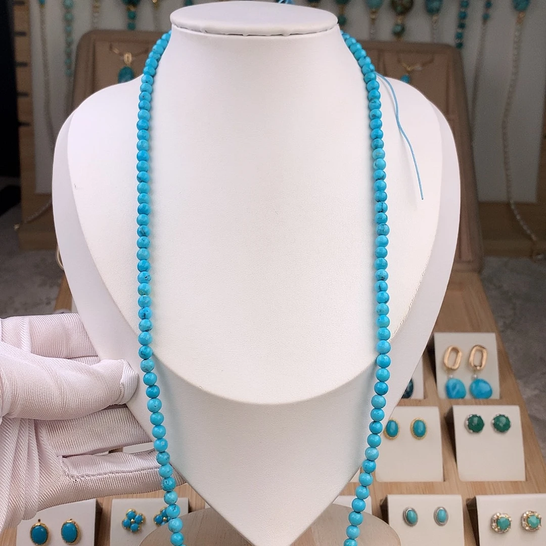 绿松石未镶嵌颈饰