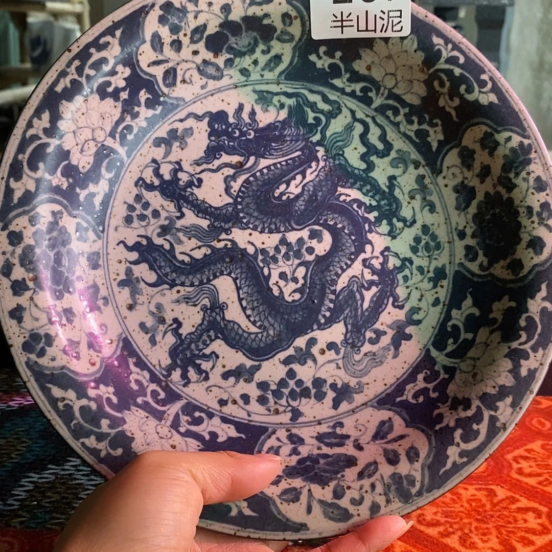 陶手工手绘青花高温陶瓷