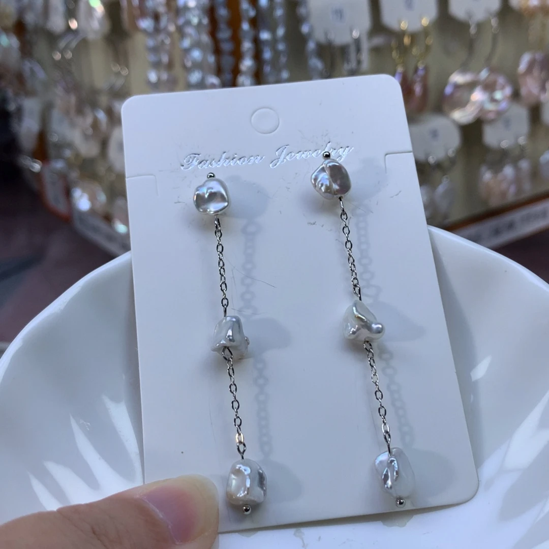 合金淡水珍珠耳环福利2936