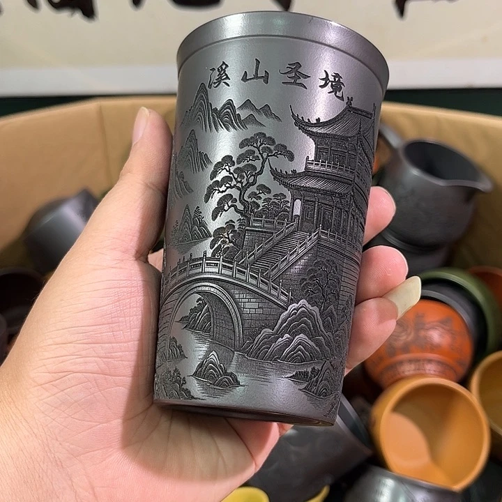 茶杯紫砂全手工紫砂主人杯