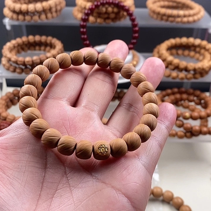 怪***干吊坠猴头核桃微瑕小云锦