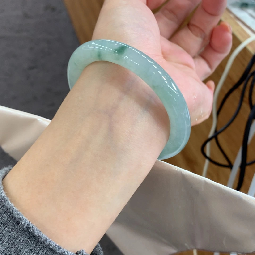 翡翠未镶嵌手镯天然Ａ货翡翠53/54