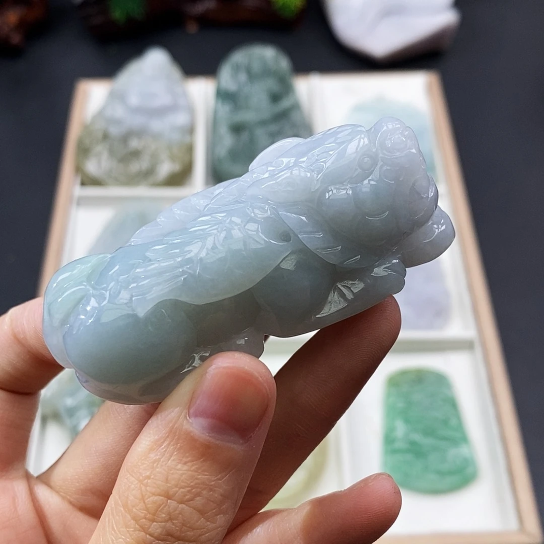 颈饰未镶嵌翡翠铁*缅甸翡翠a货