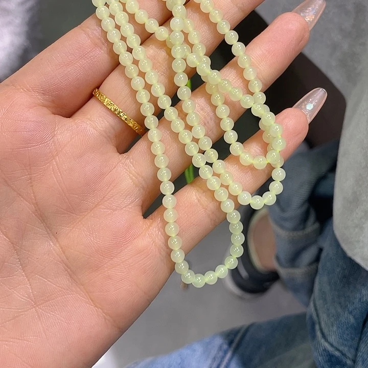 未镶嵌手链和田玉卡4
