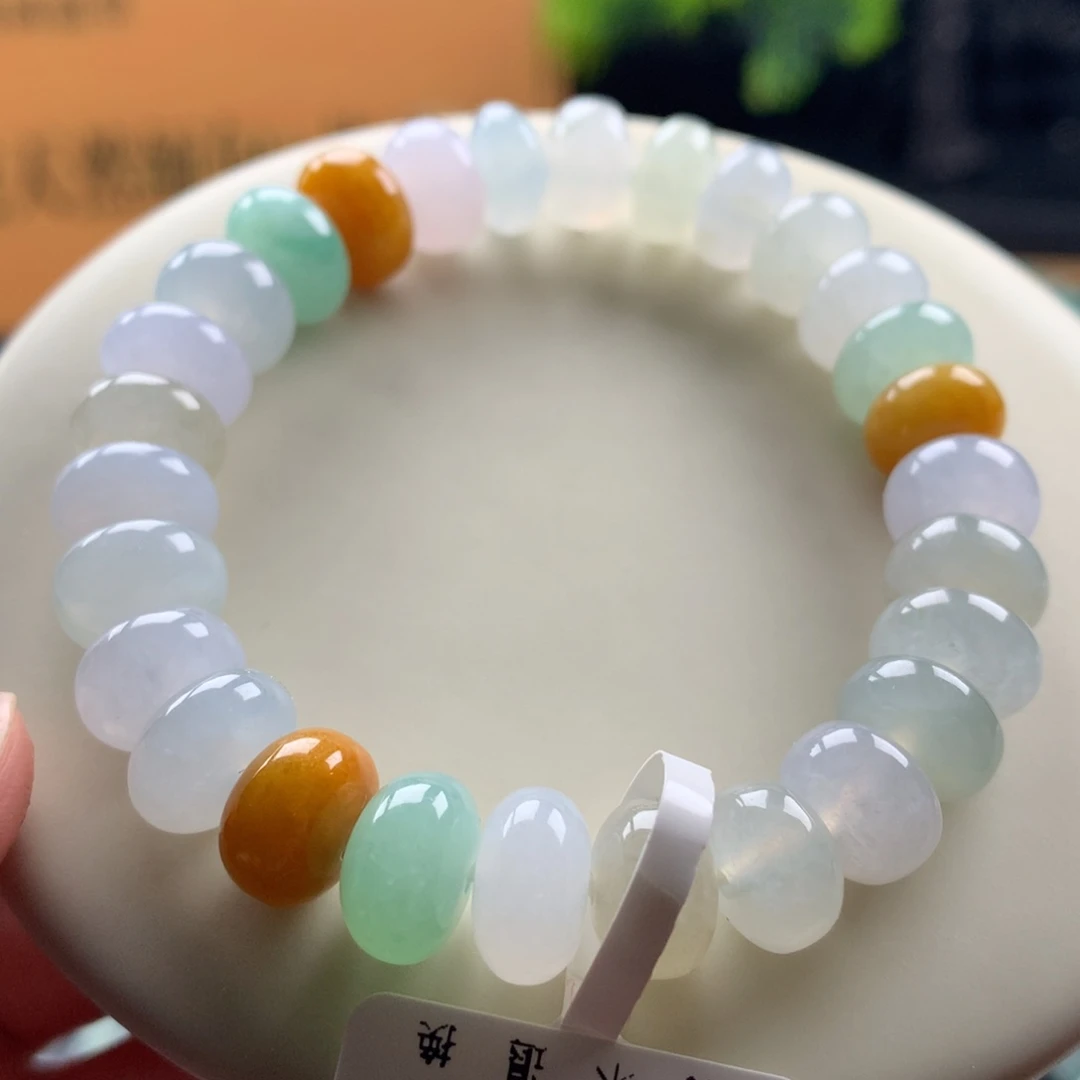 翡翠未镶嵌手链卡10