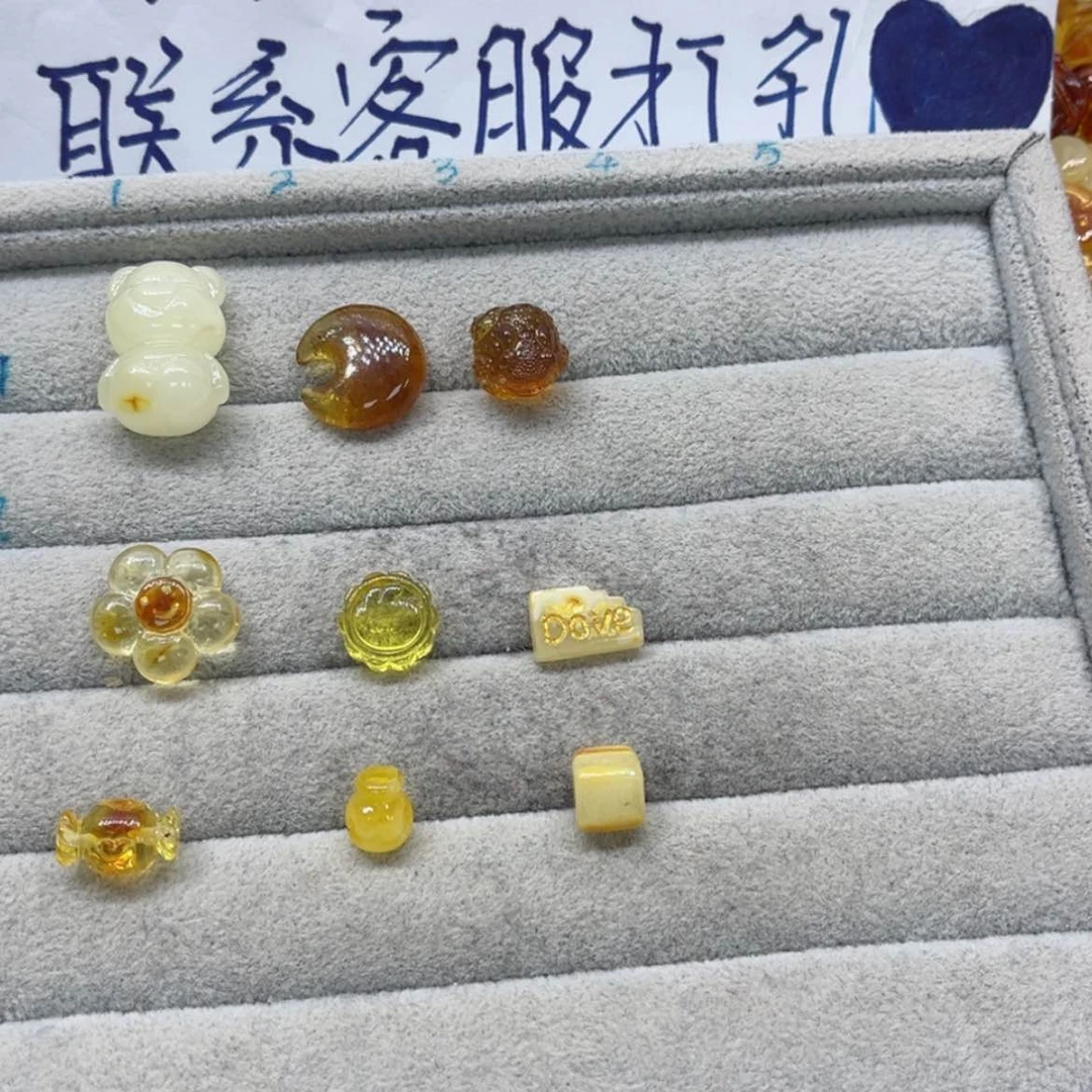 【闪购商品】琥珀裸石未镶嵌?天然琥珀