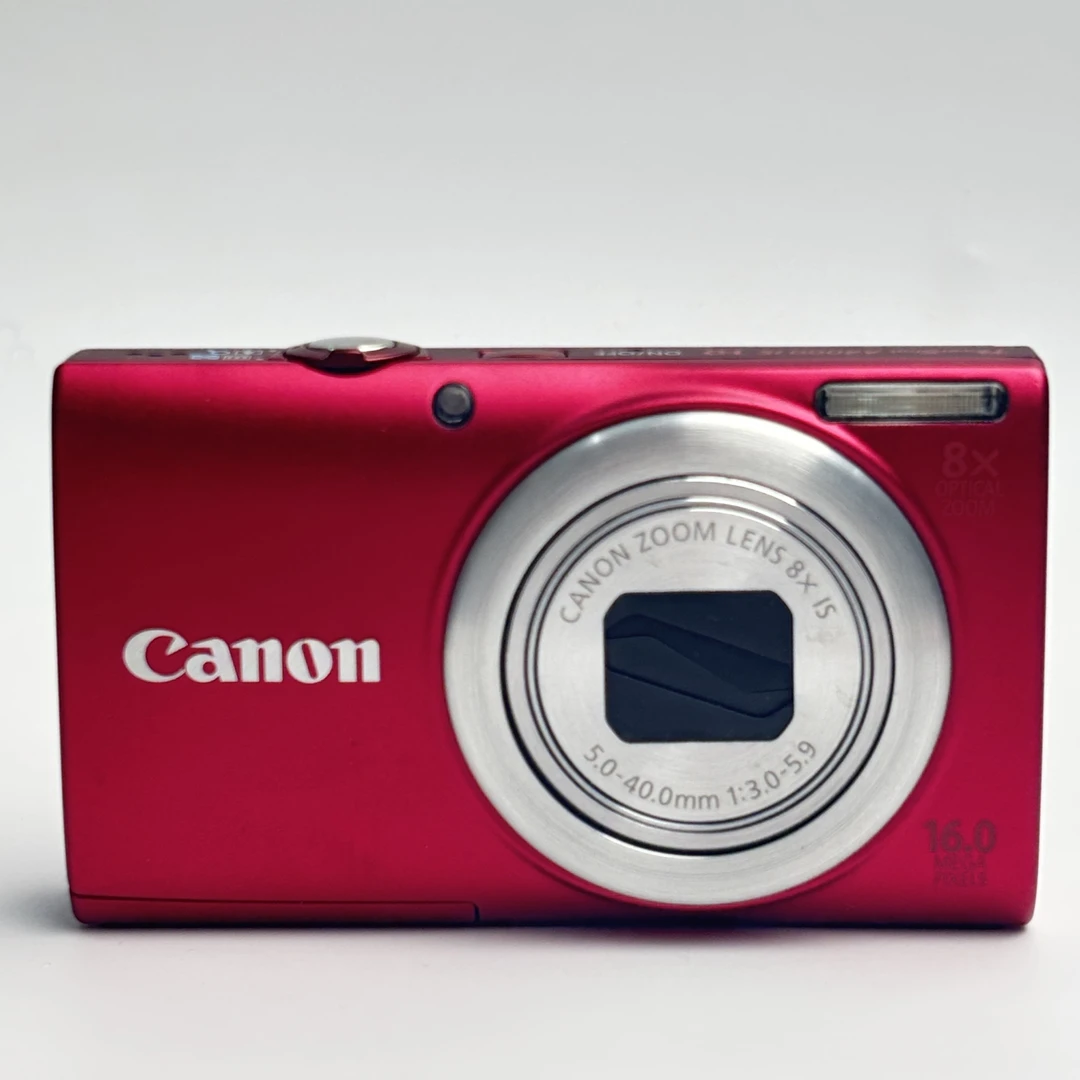 95新 Canon/佳能 a4000红色1600w像素8倍光学变焦复古ccd相机