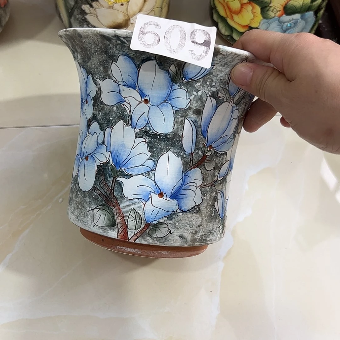 景德镇炫彩手绘口17高15