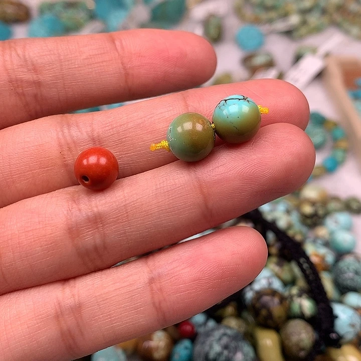 南红玛瑙未镶嵌圆珠