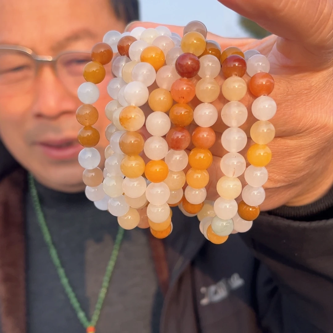 石英质玉（金丝玉）颈饰合金