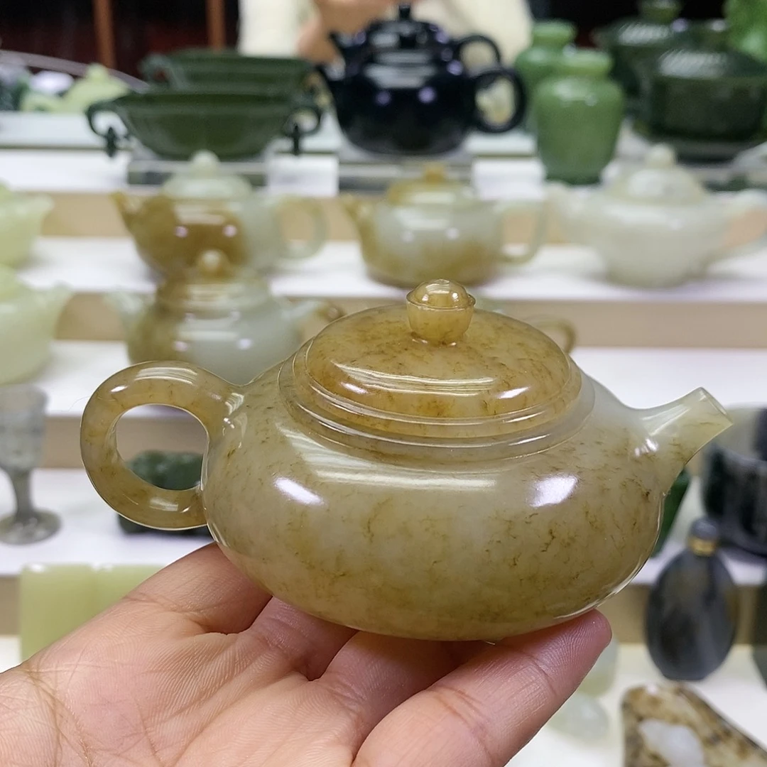 和田玉茶壶未镶嵌用****4