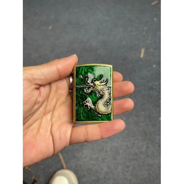 佐罗煤油机 青铜色腾龙 礼盒生日礼物 070原装绿色