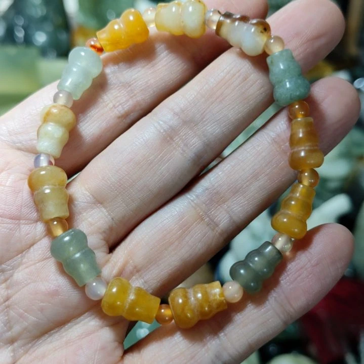 岫玉未镶嵌手串款式