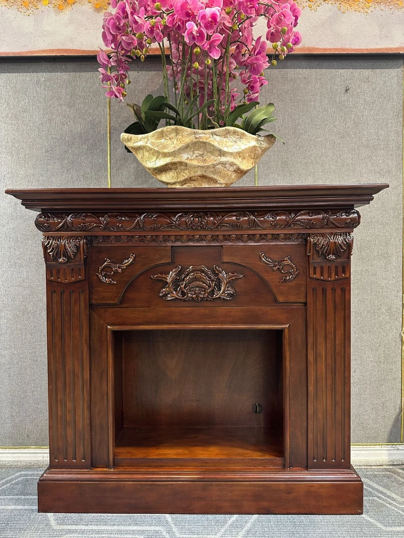 102壁炉1300*380*1180内空630*480 美式雕花