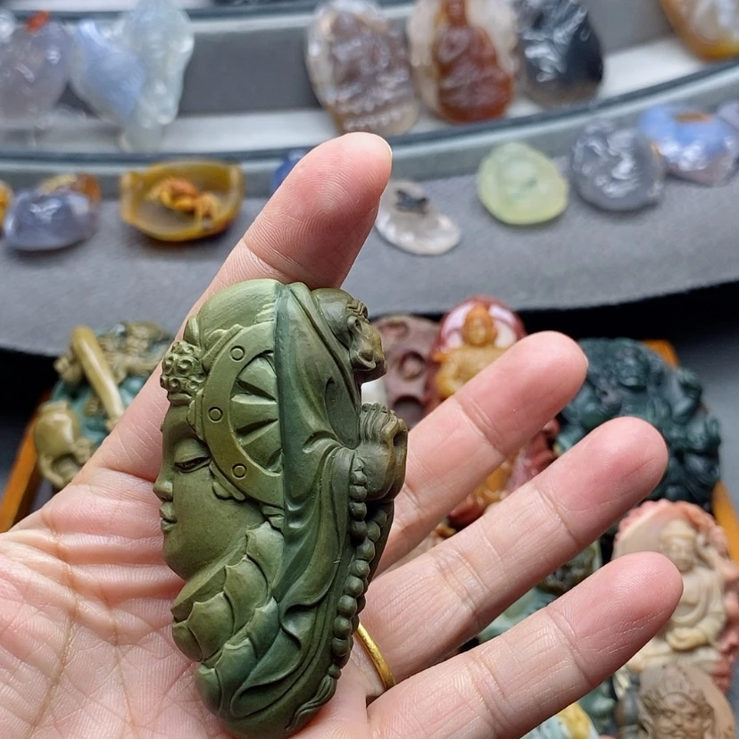 【闪购商品】未镶嵌吊坠定制石英质玉