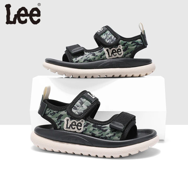 Leekids2025夏季新款男童女童时尚休闲透气户外运动凉鞋