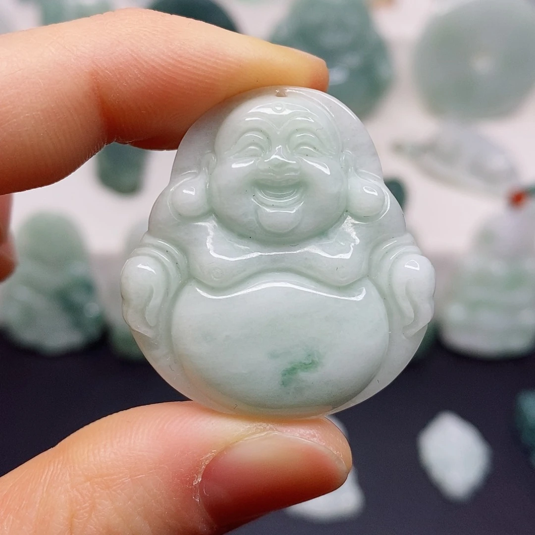 翡翠颈饰未镶嵌吊坠