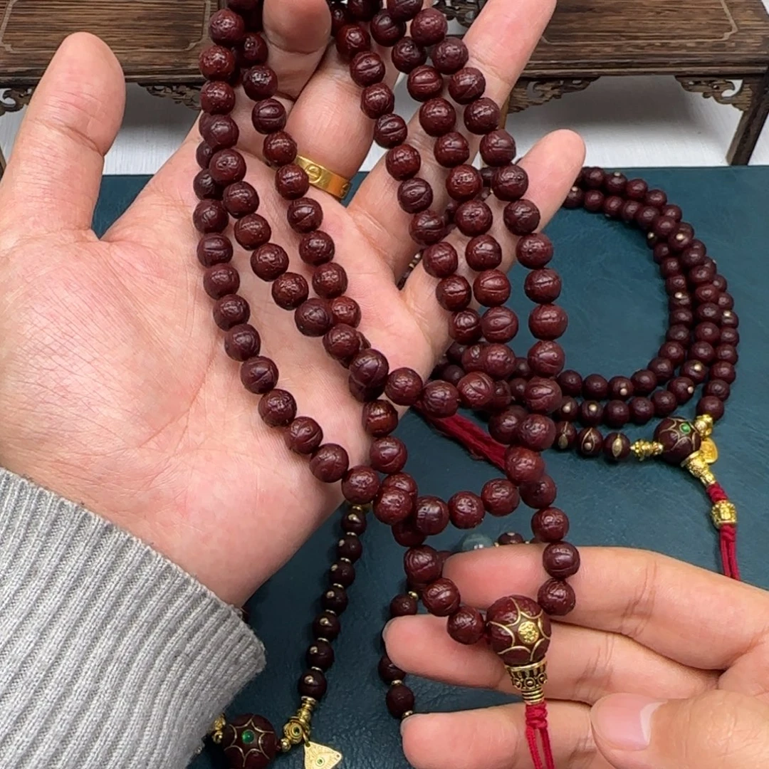 吊坠凤眼菩提凤眼108脖挂8.5素串