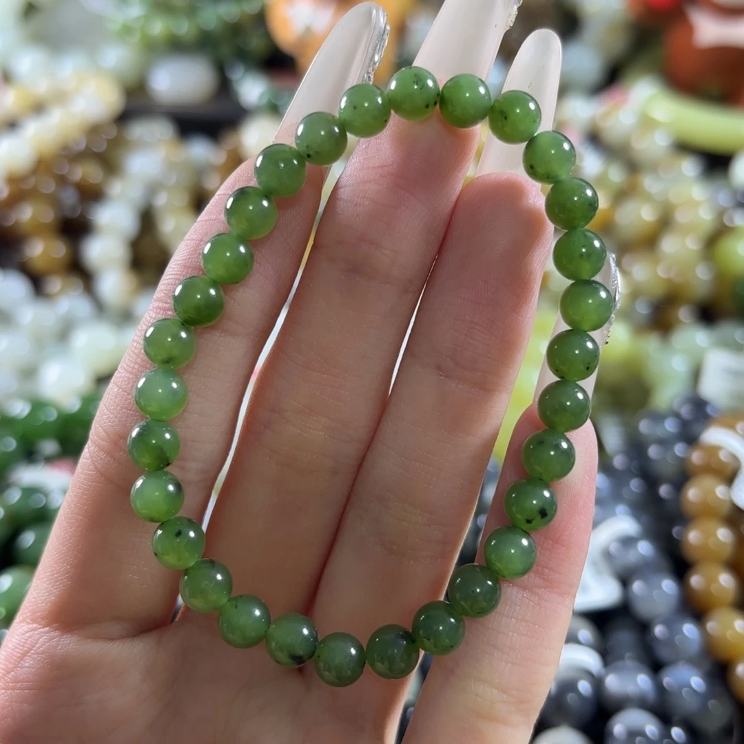 和田玉未镶嵌手链163