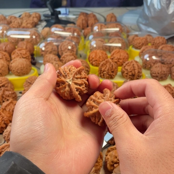 没***鱼吊坠文玩核桃盘山三棱