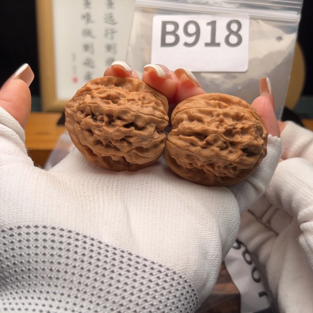 文玩核桃把件38合欢b 918