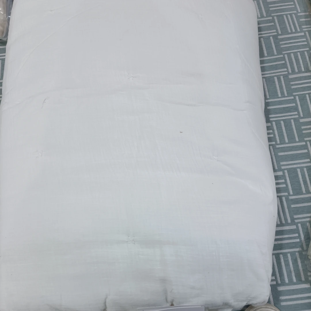 纯白纱布棉床盖空调被230*250