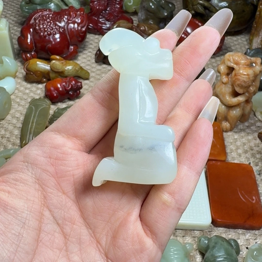 白玉菩提吊坠挂件