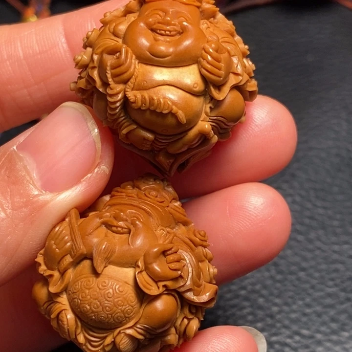 涅***。橄榄核手串/手链财神弥勒单子