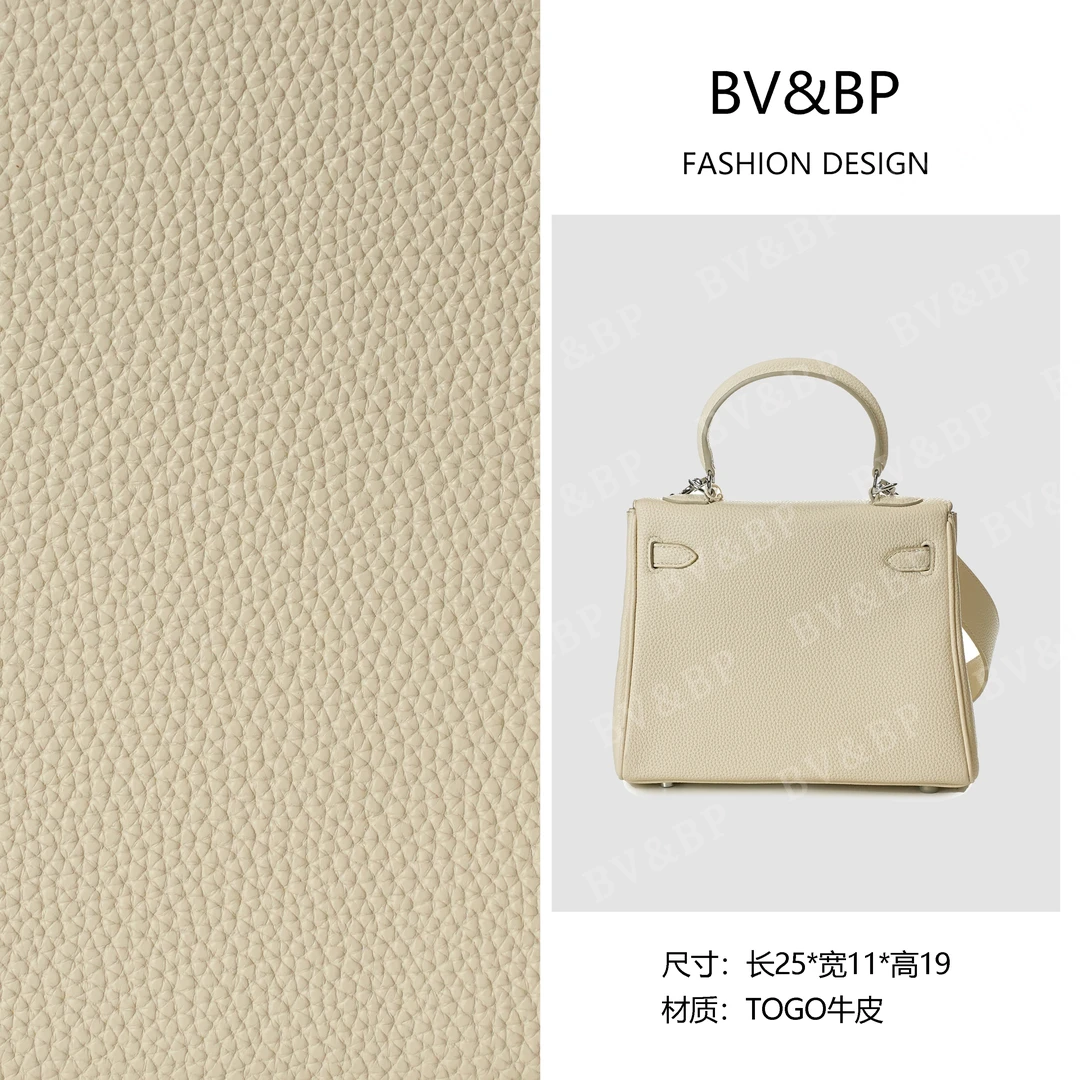 BV&BP· 原创设计 真皮高定手提单肩包  BV25-白色