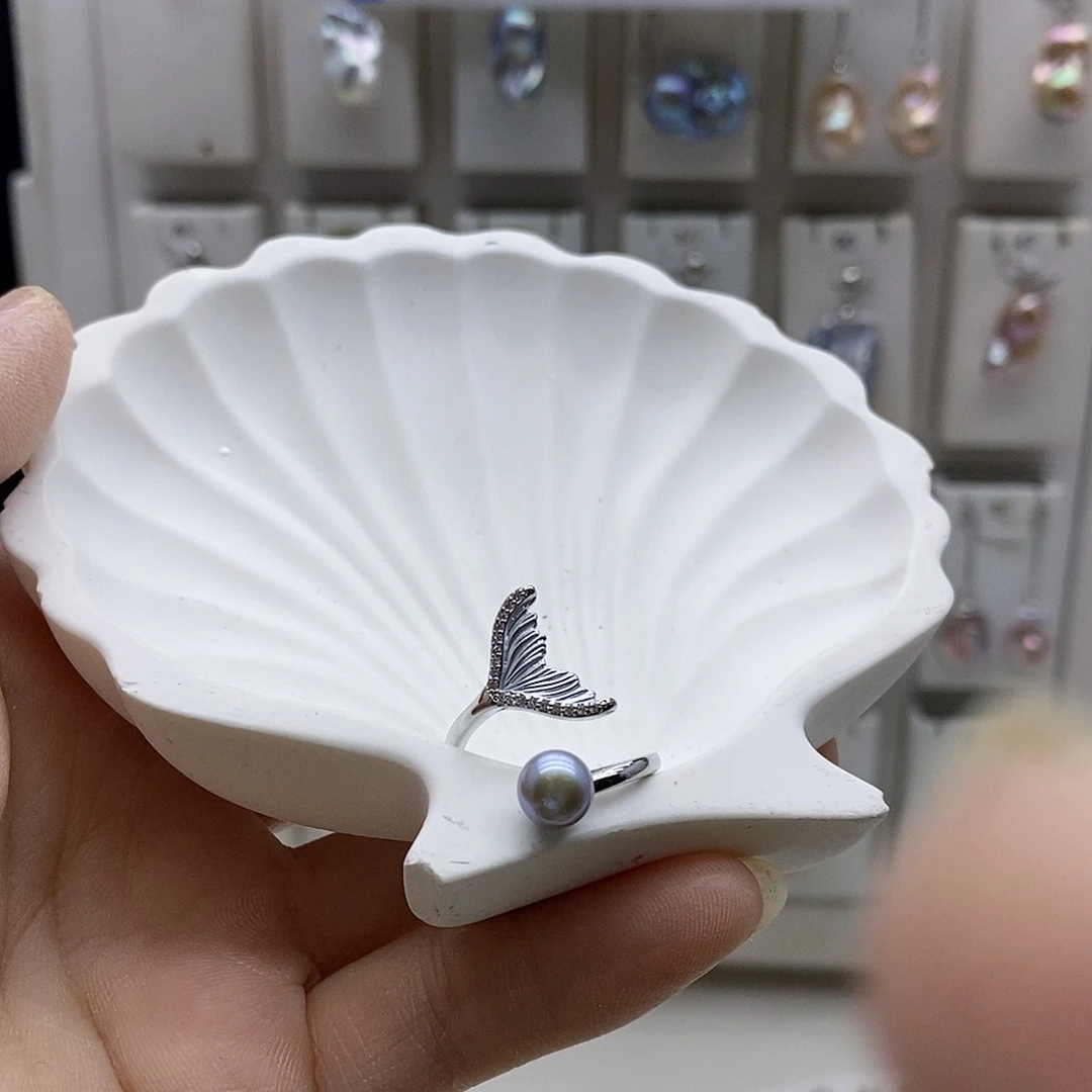 颈饰合金淡水珍珠