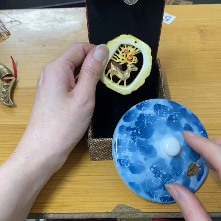 瓷片哈中古工艺品树脂