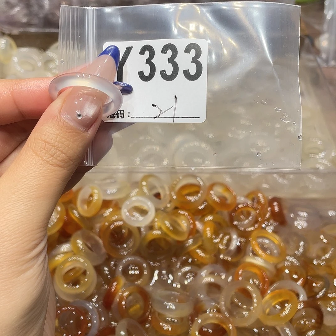 玛瑙/玉髓未镶嵌戒指333