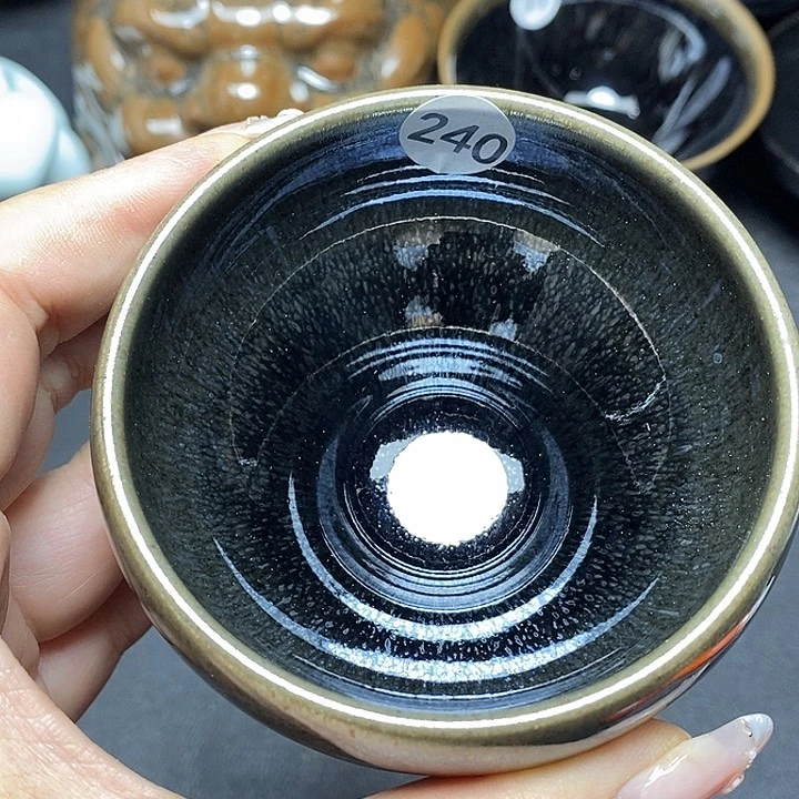 茶盏黑瓷精选茶器240