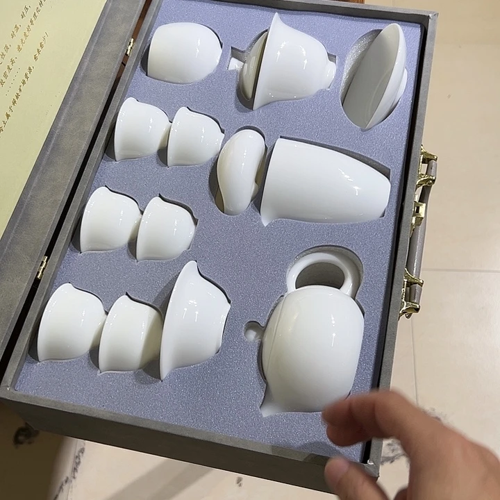 德化白瓷礼盒套装
