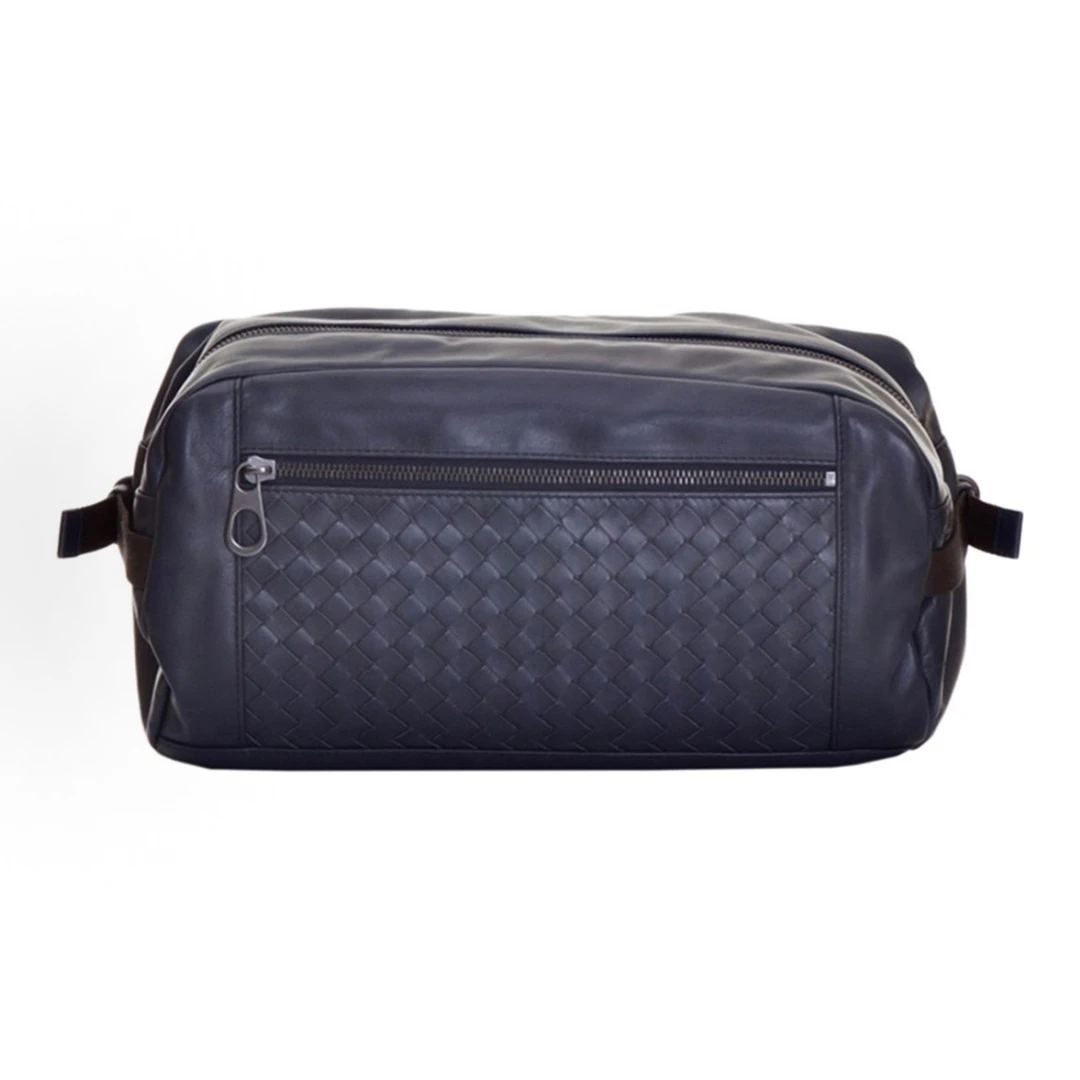 95新 BOTTEGA VENETA/葆蝶家 7姐专场/深海蓝编织 腰包